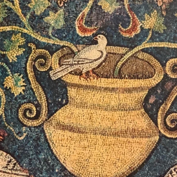 Vintage Tray Vietri Venetian Florentine Gilt with Red Gold Accents Made in Italy - Picture 9 of 11